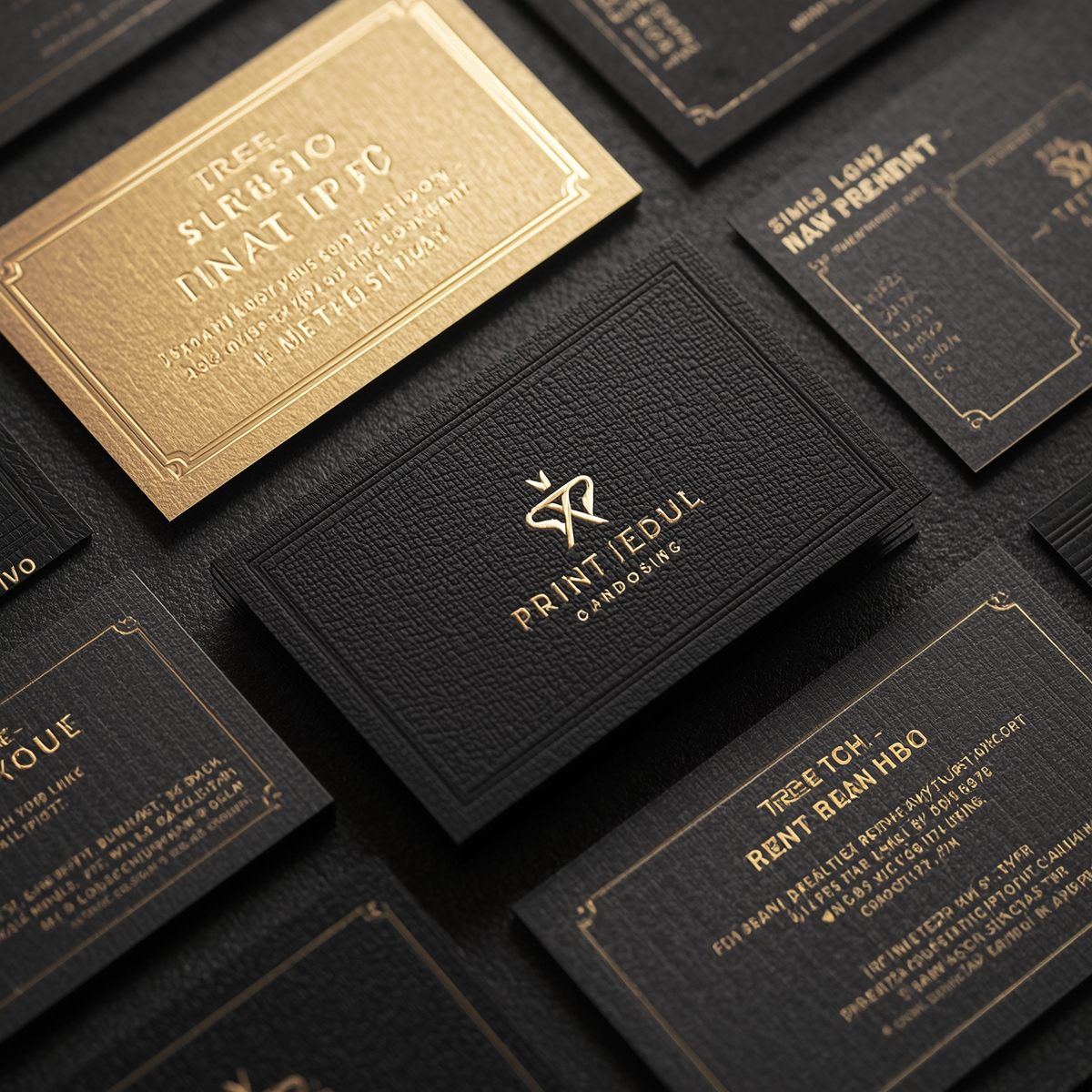 Loveartcustom portfolio sample - luxury business cards