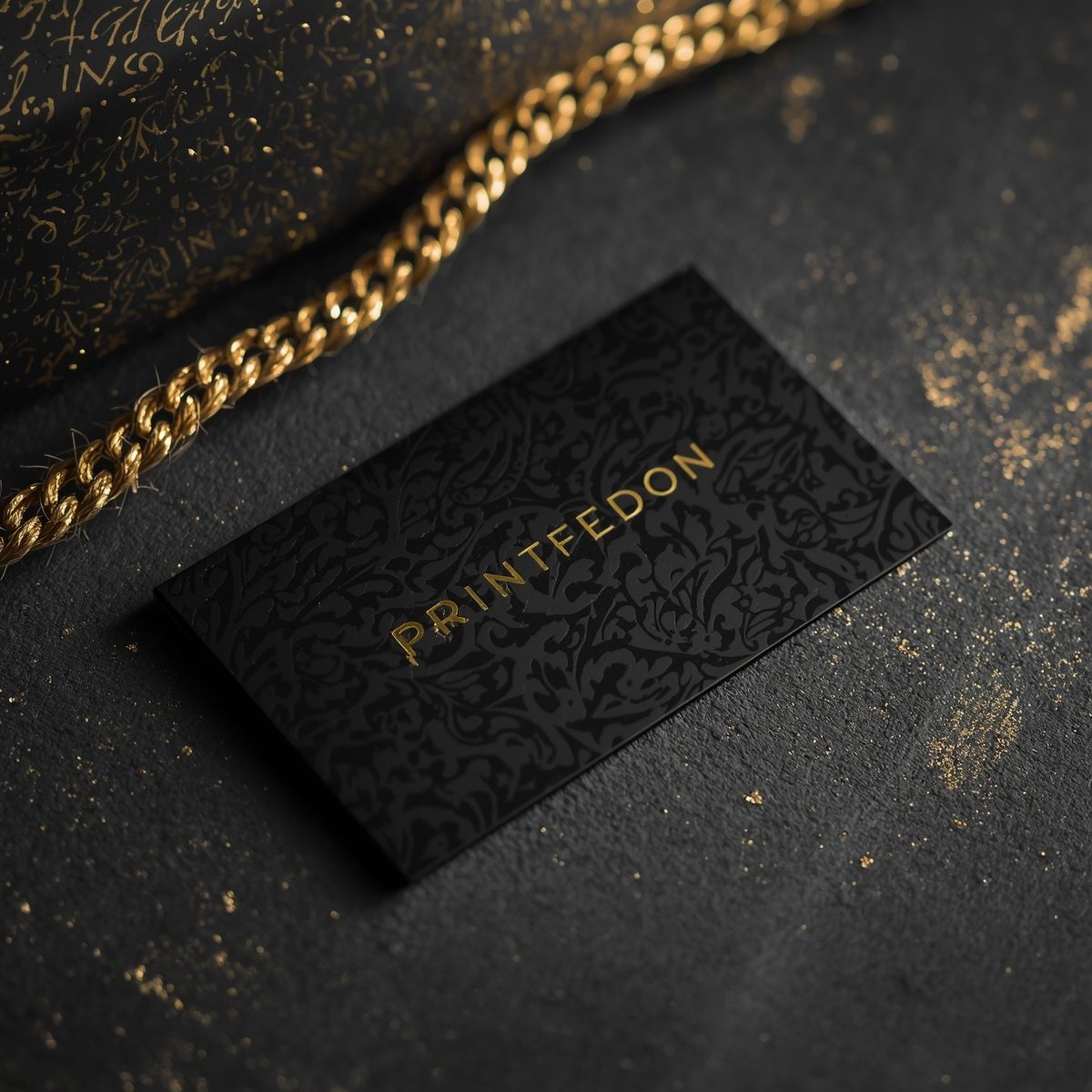 Loveartcustom portfolio sample - foil stamping