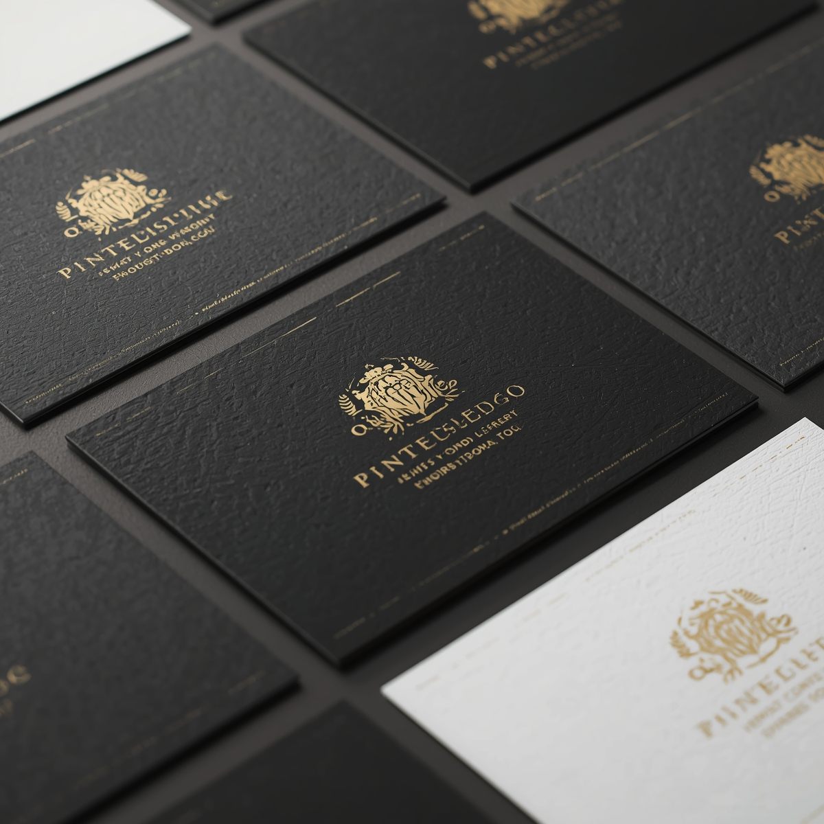 Loveartcustom gold business card design